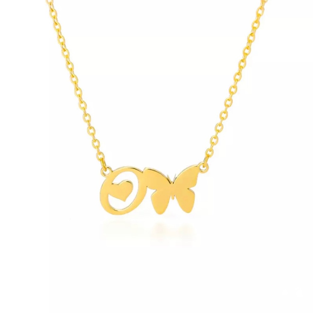 INITIAL LETTER “O” NECKLACE